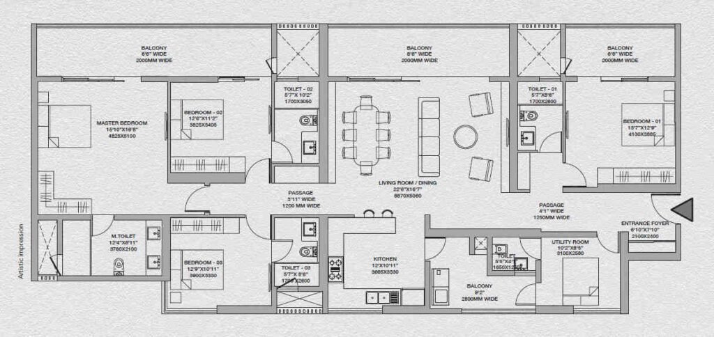 Godrej South Estate Floor Plan