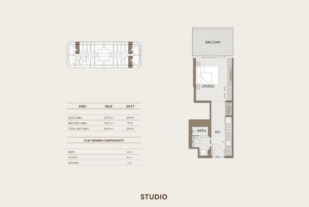 Binghatti Skyhall Floor Plan