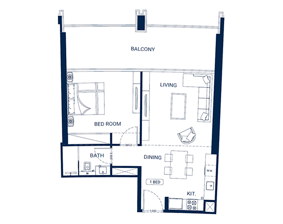 Binghatti Skyrise Floor Plan