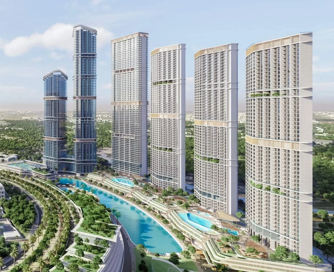 Sobha Riverside Crescent Sobha Hartland 2, Nad Al Sheba 1 - Dubai 2 Key Highlights of Sobha Riverside Crescent scaled e1759048117269