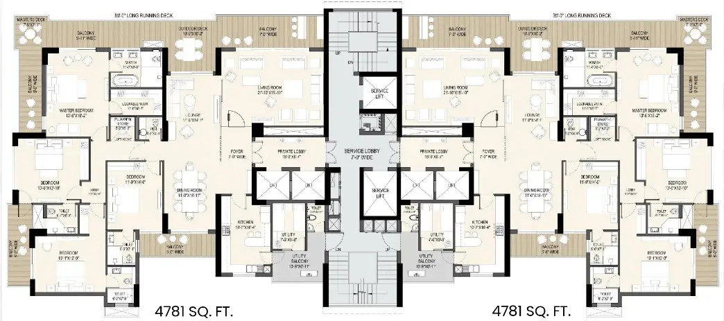 Trinity Sky Palazzos Floor Plan