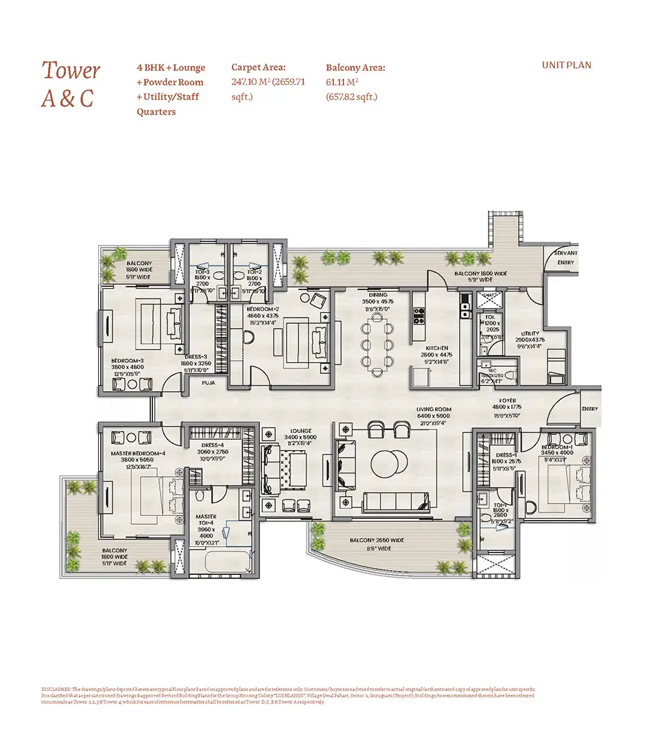 Adani Lushlands Floor Plan