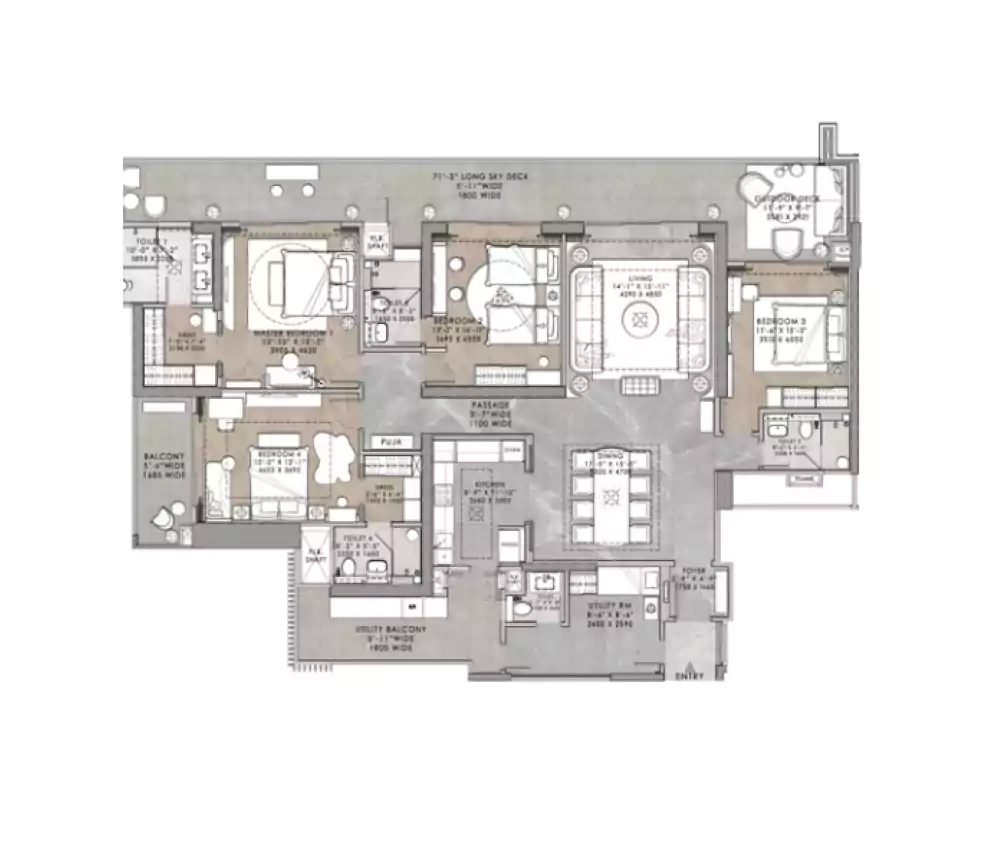 BPTP The Amaario Floor Plan