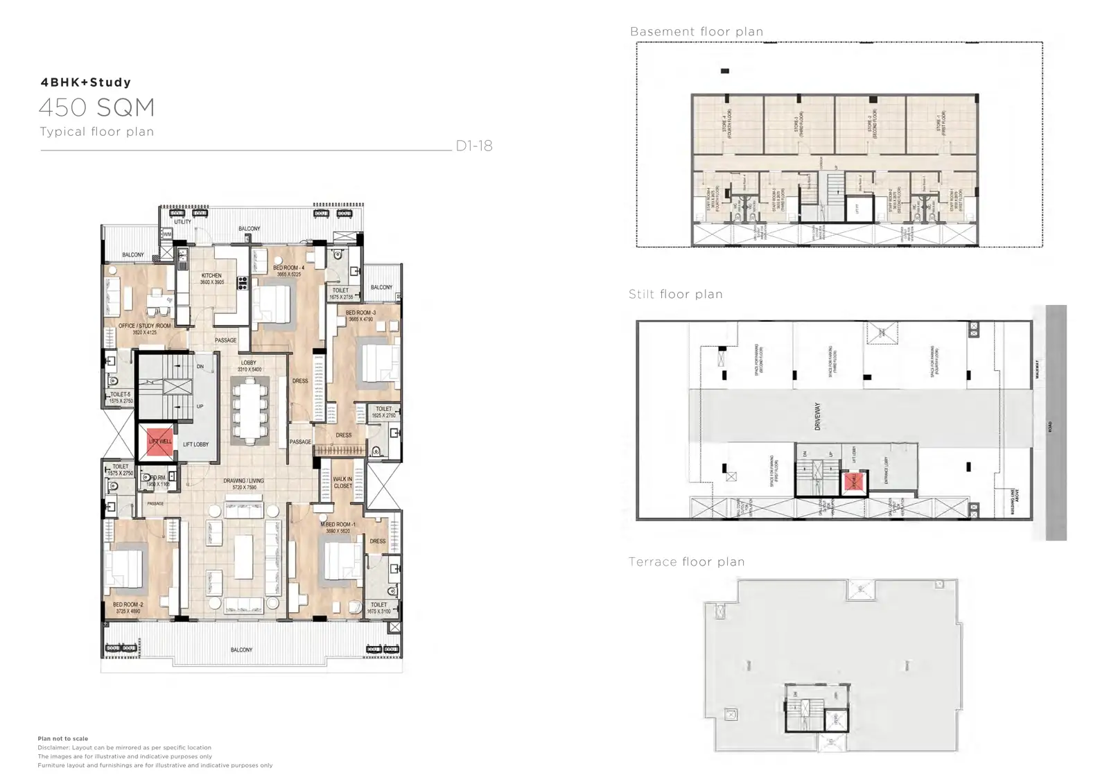DLF Alameda Floor Plan