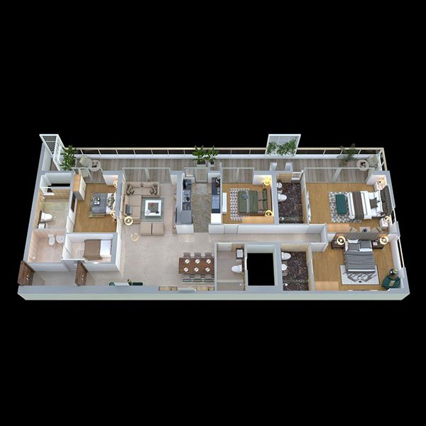 DLF Privana Floor Plan