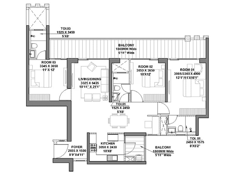 Godrej Vrikshya Floor Plan