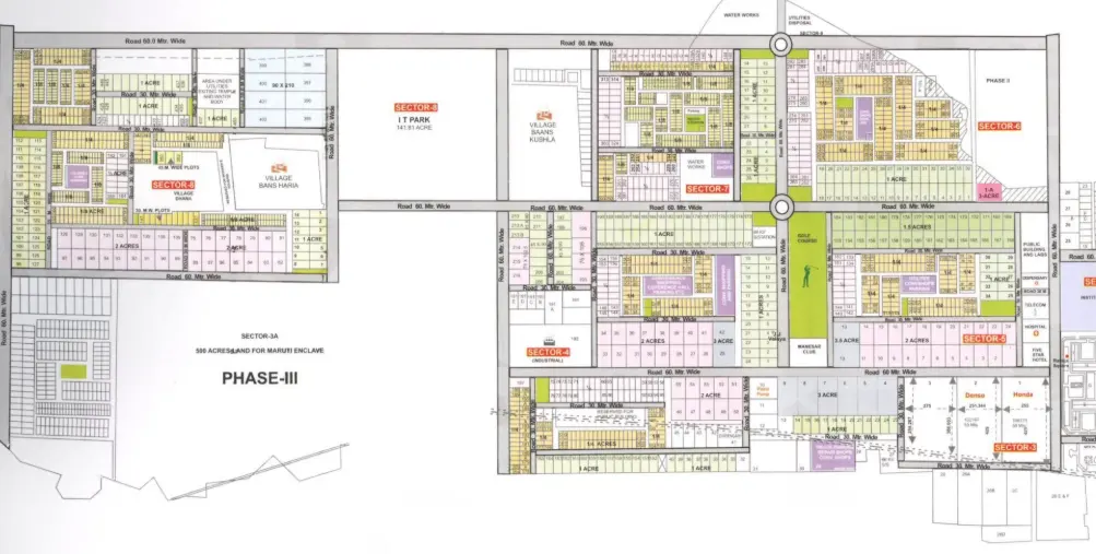 M3M Industrial Plots Floor Plan