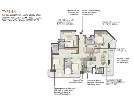 Sobha Altus Floor Plan