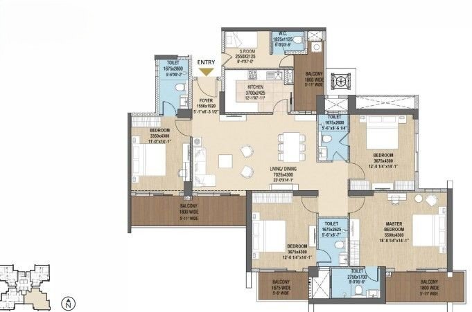 Puri The Aravallis Floor Plan
