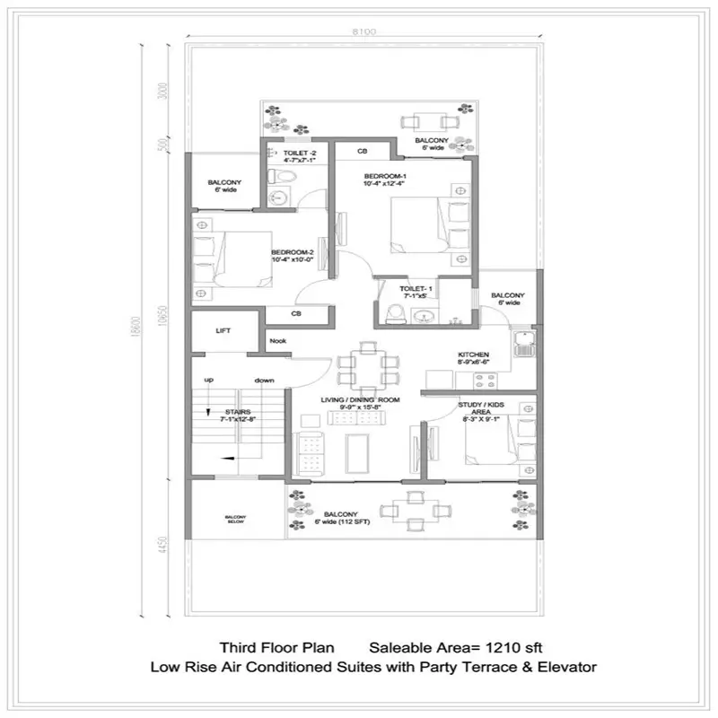 Central Park Flower Valley Floor Plan