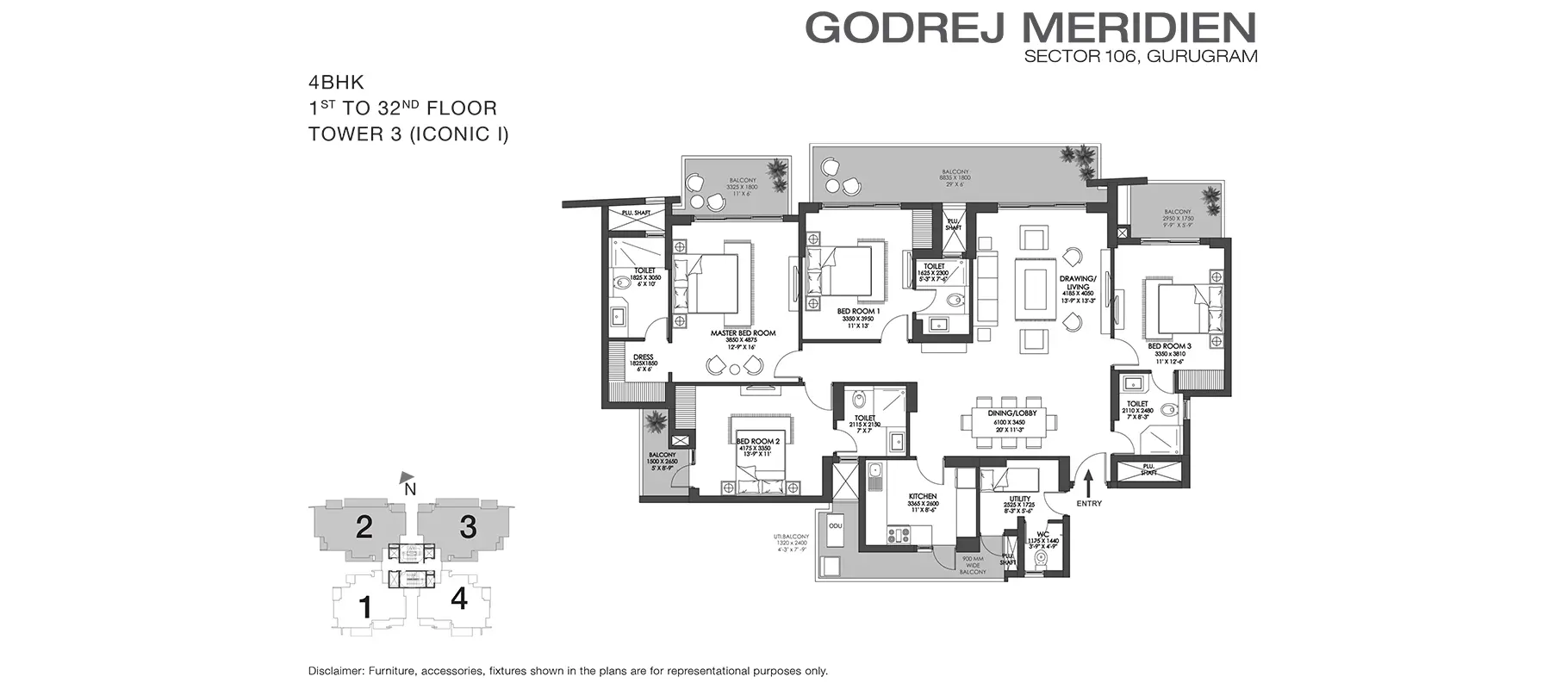 Godrej Meridien Floor Plan