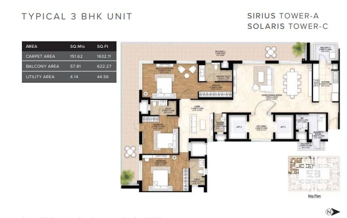 Mahindra Luminare Floor Plan