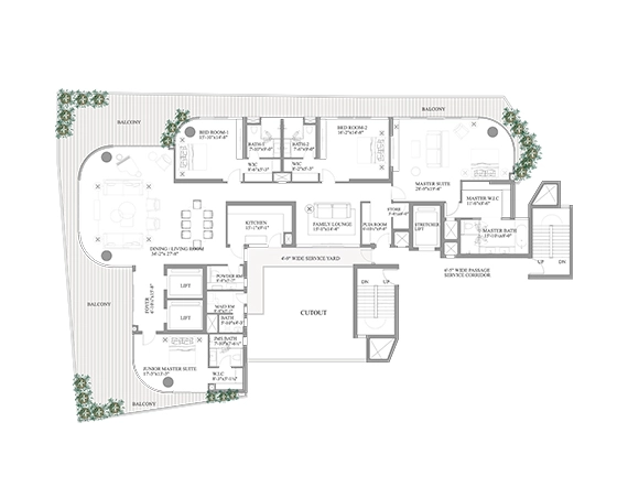 Paras Quartier Floor Plan
