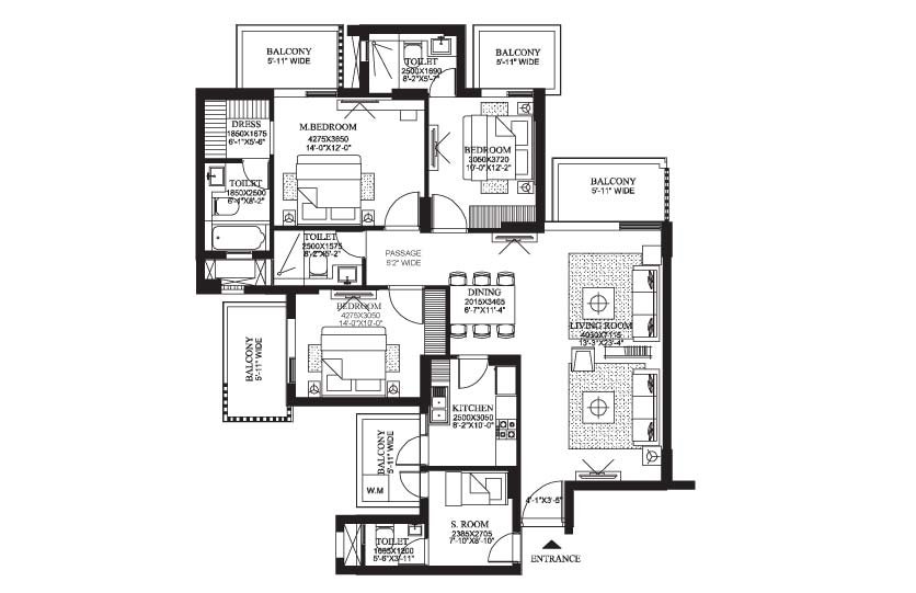 DLF The Primus Floor Plan