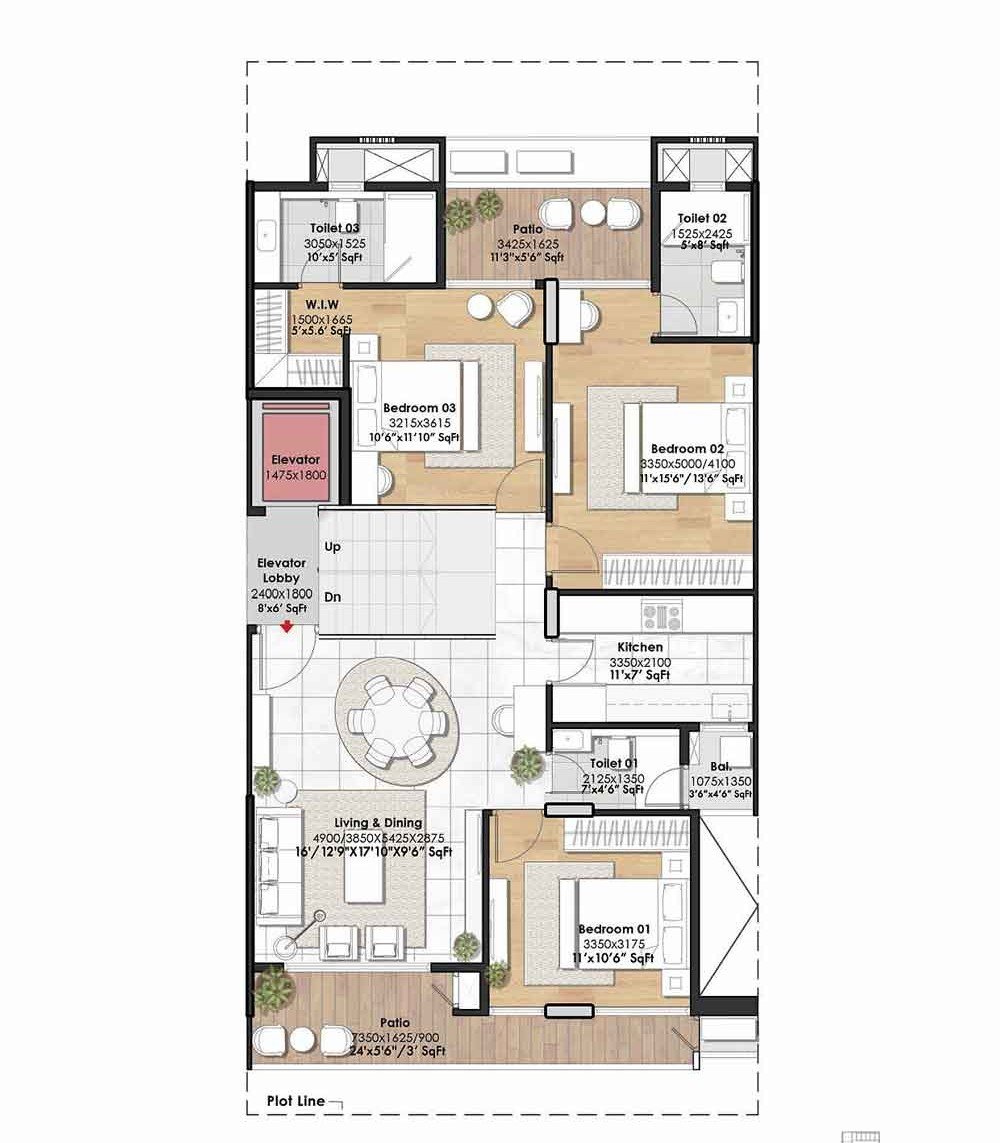 Whiteland Blissville Floor Plan