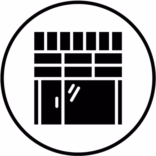 vector design glass facade icon style 822882 439774