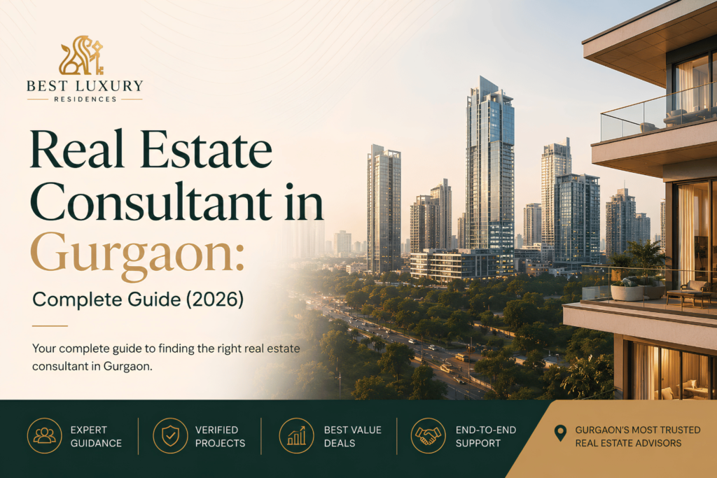 Real estate consultant in Gurgaon helping buyers choose luxury properties with expert advice, legal checks, and investment guidance.