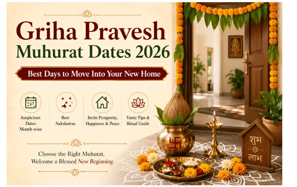 Griha Pravesh Muhurat Dates 2026 featured image
