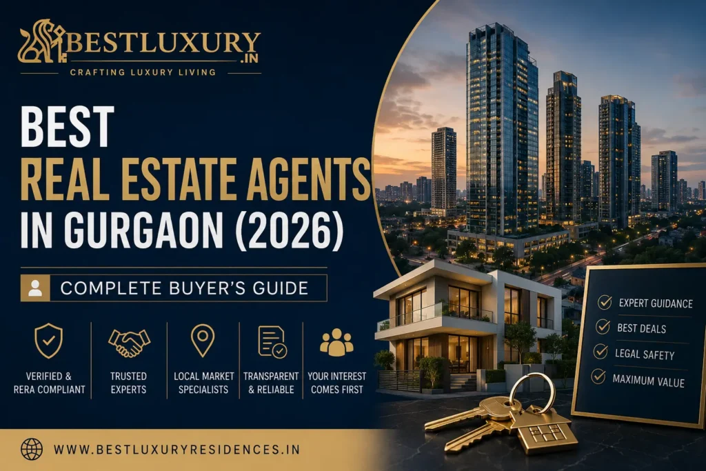Best real estate agents in Gurgaon 2026 featuring luxury properties, expert guidance, RERA compliance, and a complete buyer’s guide.