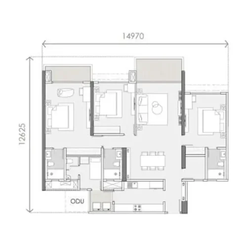 DLF West Park Floor Plan