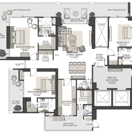 TARC Kailasa Floor Plan